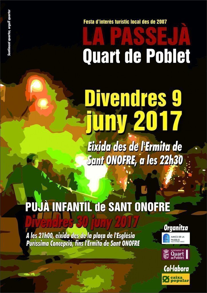CARTELL PASSEJÀ 2017